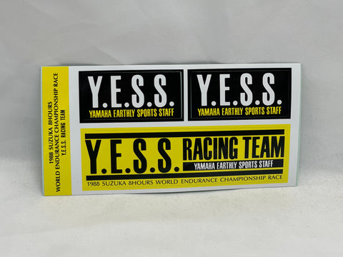 Y.E.S.S. RACING TEAM Sticker Sheet
