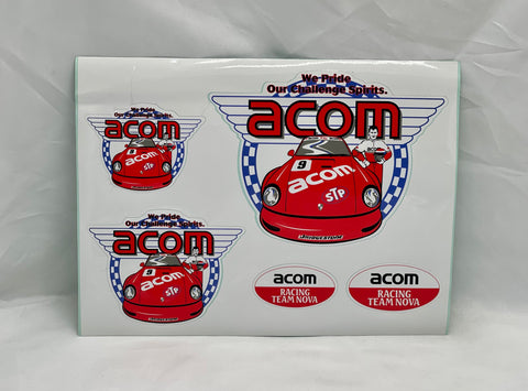 ACOM RACING TEAM NOVA Sticker Sheet