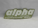 ALPHA PORSCHE 962 Sticker