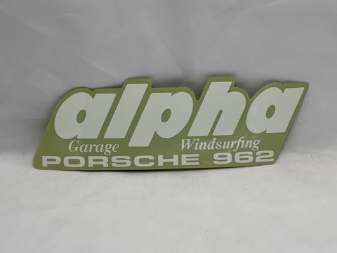 ALPHA PORSCHE 962 Sticker